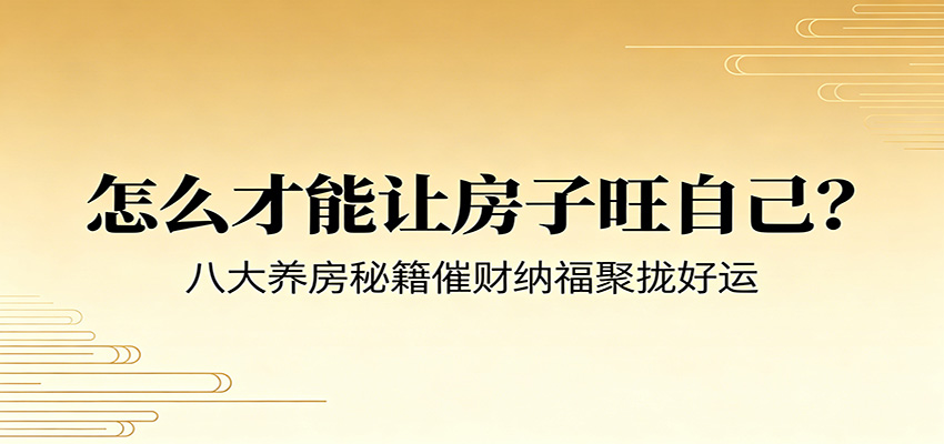 付费文章《怎么才能让房子旺自己？》八大养房秘籍催财纳福聚拢好运-卿云社