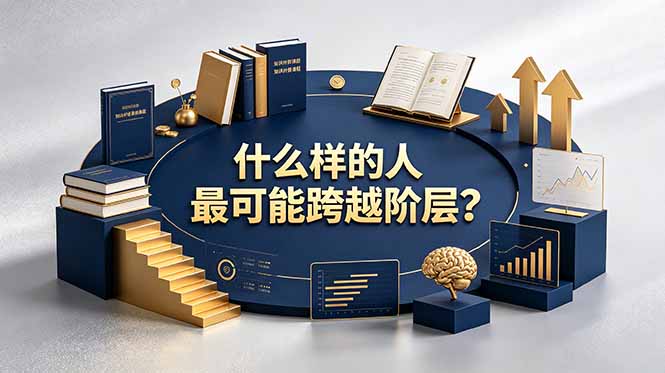 付费文章：什么样的人最可能跨越阶层？具备这五种特质，普通人也能顺利跨越阶层-卿云社