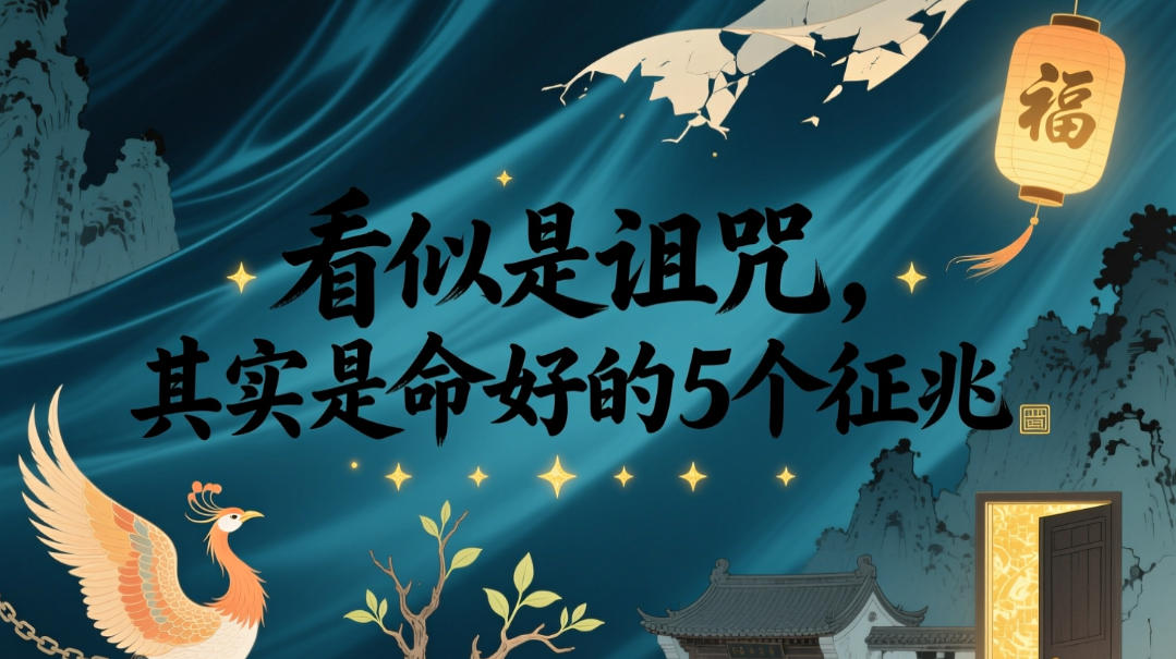 付费文章：看似是诅咒，其实是命好的5个征兆-卿云社