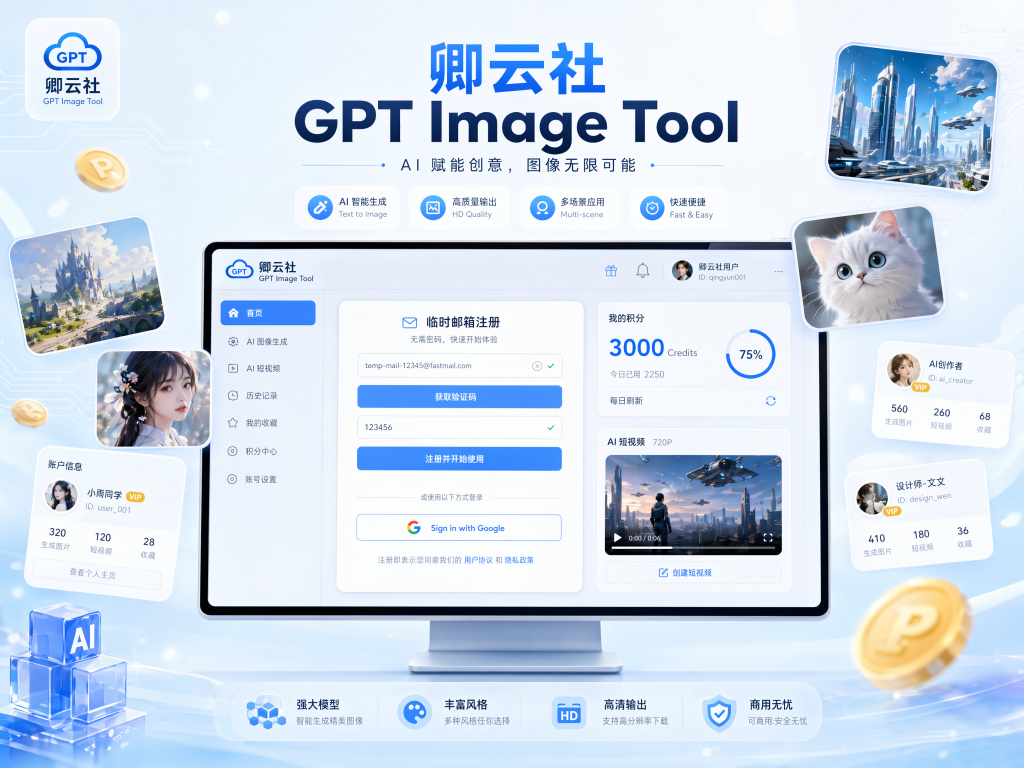 0成本无限白嫖玩转GPT制作-卿云社