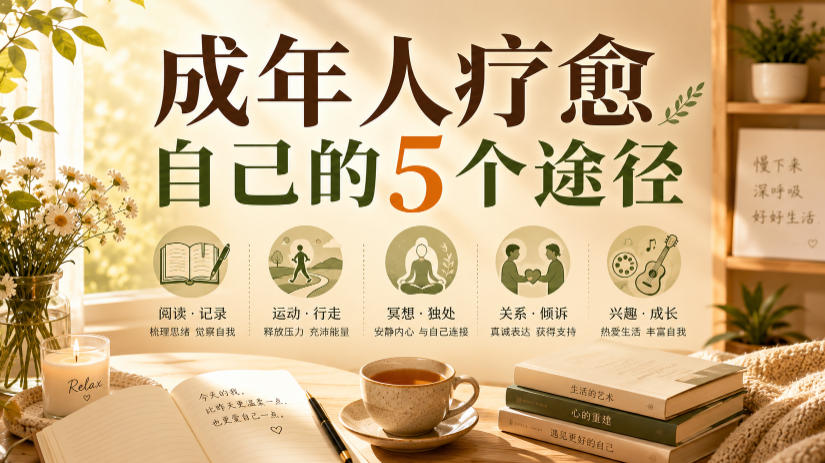 付费文章：成年人疗愈自己的5个途径-卿云社