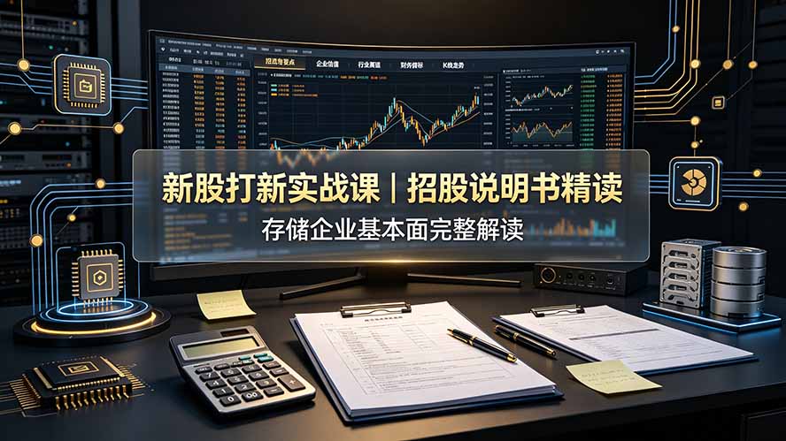 付费文章：新股打新实战课｜招股说明书精读，存储企业基本面完整解读-卿云社