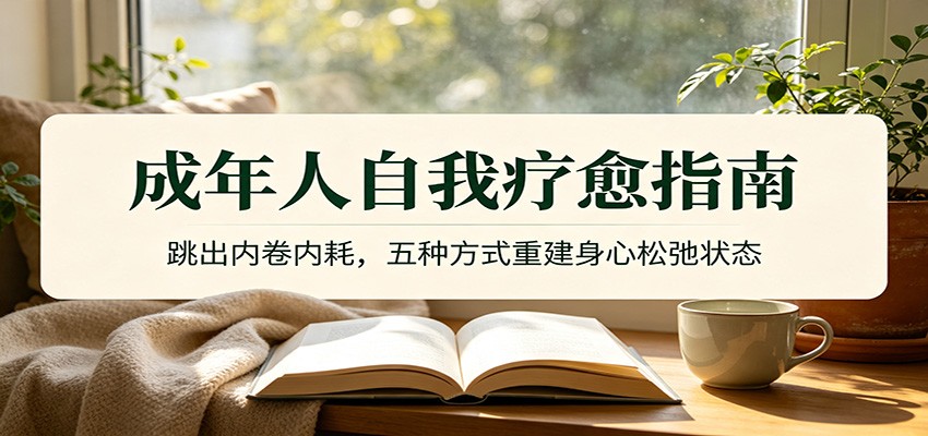成年人自我疗愈指南：跳出内卷内耗，五种方式重建身心松弛状态-卿云社