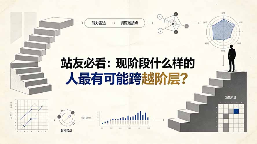 付费文章:站友必看:现阶段什么样的人最有可能跨越阶层?-卿云社