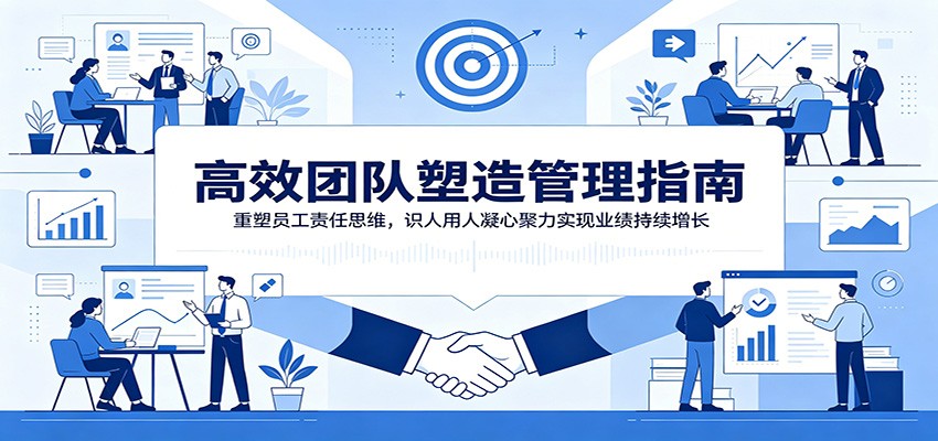 高效团队塑造管理指南：重塑员工责任思维，识人用人凝心聚力实现业绩持续增长-卿云社