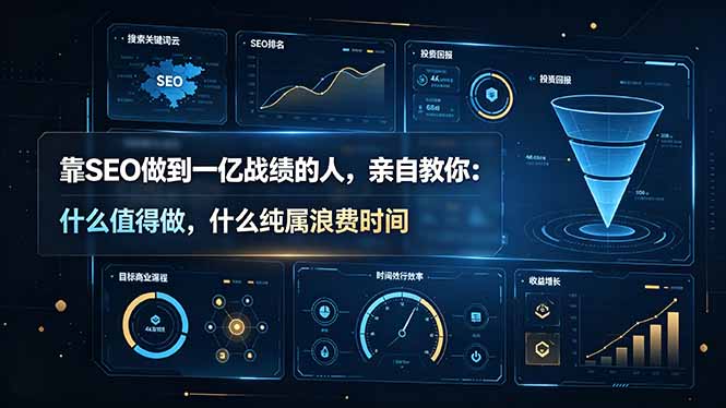 靠SEO做到一亿战绩的人，亲自教你：什么值得做，什么纯属浪费时间【原创双语字幕】-卿云社