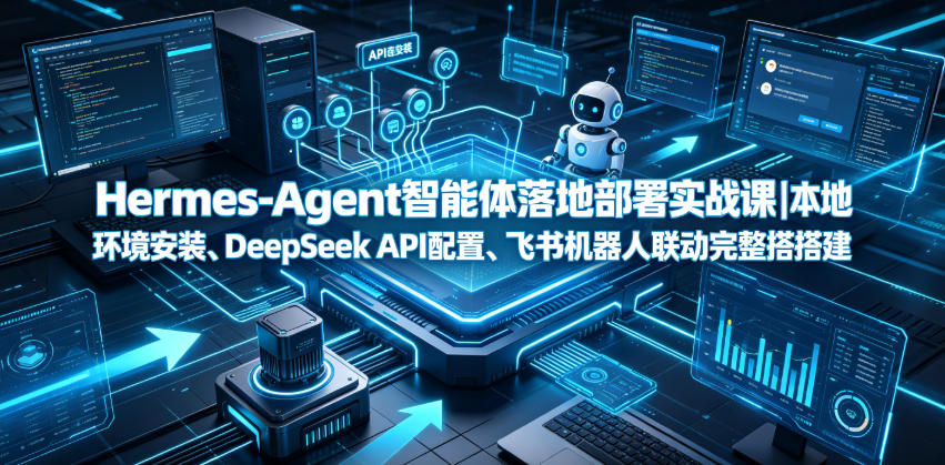 Hermes-Agent智能体落地部署实战课｜本地环境安装、DeepSeek API配置、飞书机器人联动完整搭建教程-卿云社