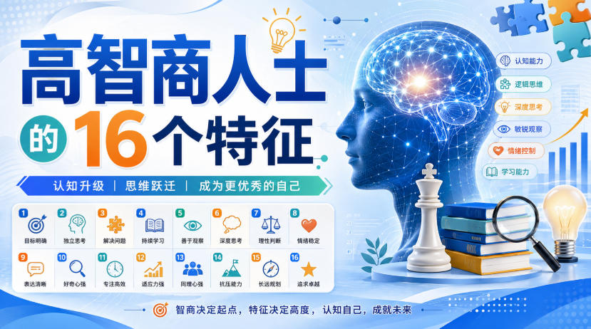 付费文章:高智商人士的16个特征-卿云社