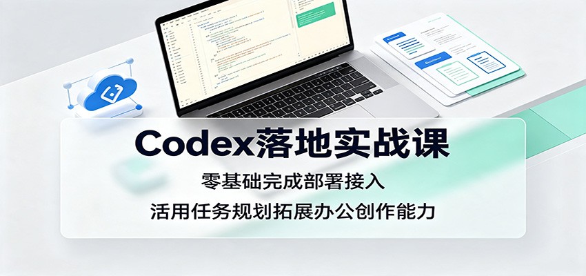 Codex落地实战课：零基础完成部署接入，活用任务规划拓展办公创作能力-卿云社