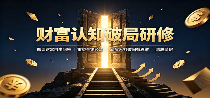财富认知破局研修：解读”孙割”，重塑金钱观念，底层人打破固有思维跨越阶层-卿云社