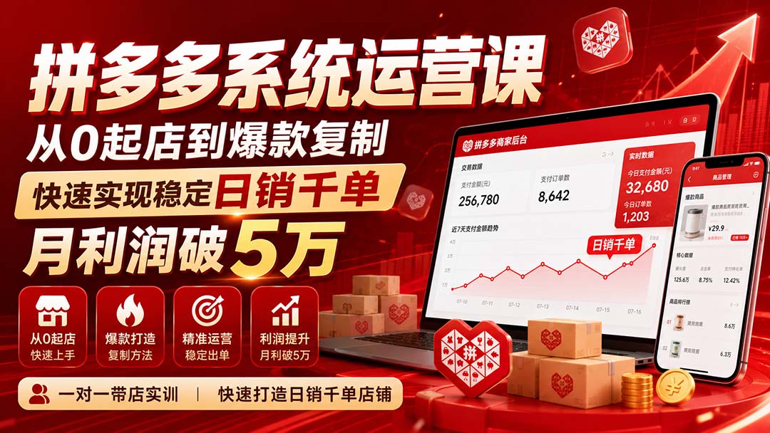 图片[1]-拼多多系统运营课(更新8月-卿云社