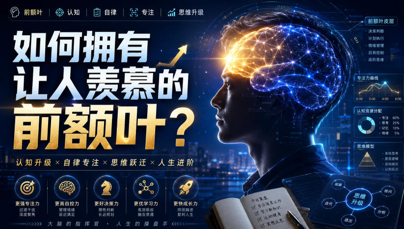 付费文:如何拥有让人羡慕的前额叶?-卿云社