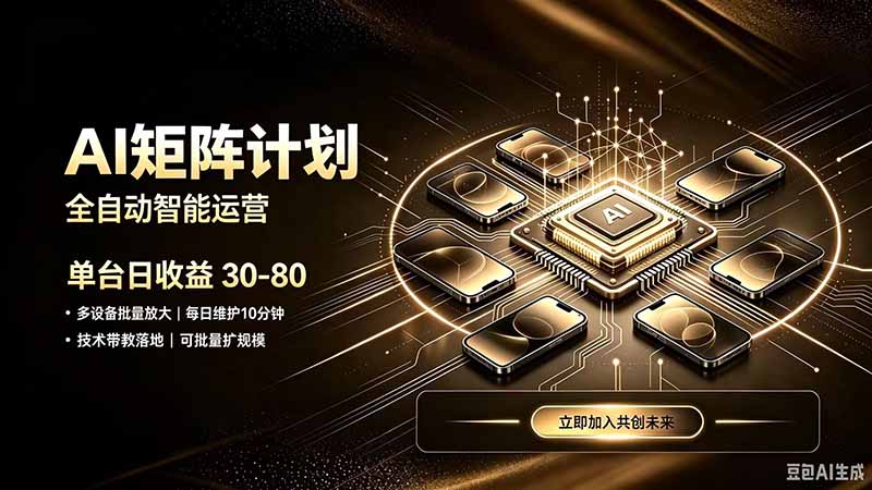 AI智能对话，矩阵规模化创业，全程技术扶持，长久稳定，日入800+-卿云社
