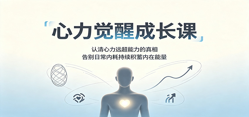 心力觉醒成长课：认清心力远超能力的真相，告别日常内耗持续积蓄内在能量-卿云社
