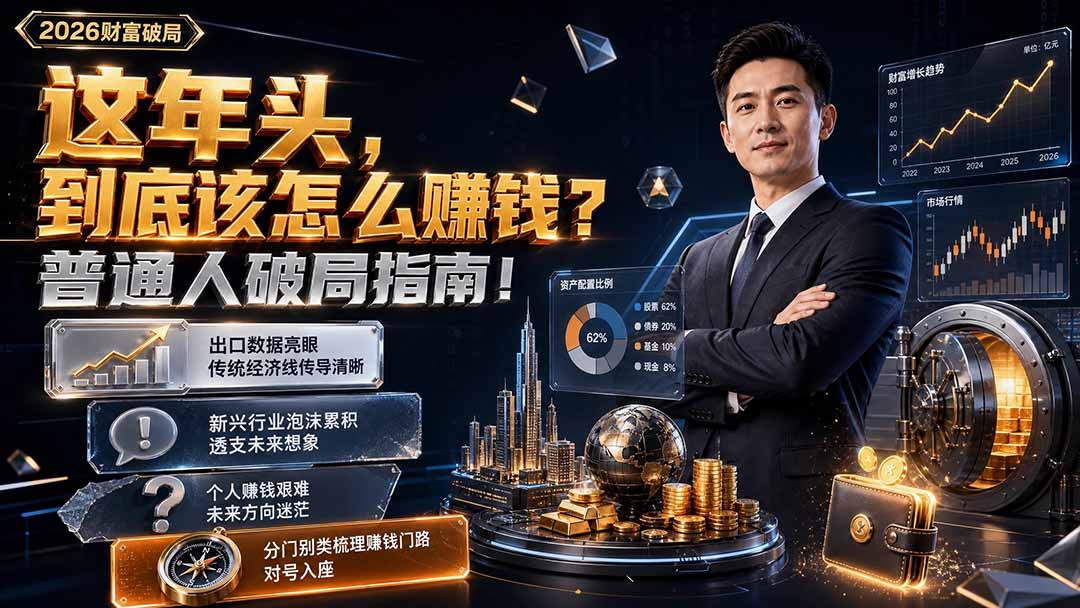 付费文章：这年头，到底该怎么赚钱？普通人破局指南！-卿云社