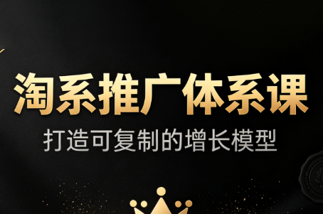 大山·淘系推广体系课-卿云社