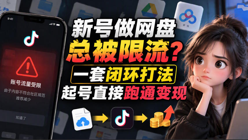 小白新号过限流：别发链先养号，12步SOP直接抄-卿云社