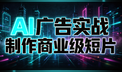 AI广告实战制作商业级短片-卿云社