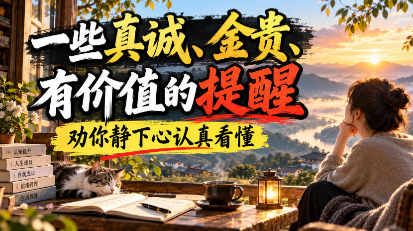 付费文章：一些真诚、金贵、有价值的提醒，劝你静下心认真看懂-卿云社