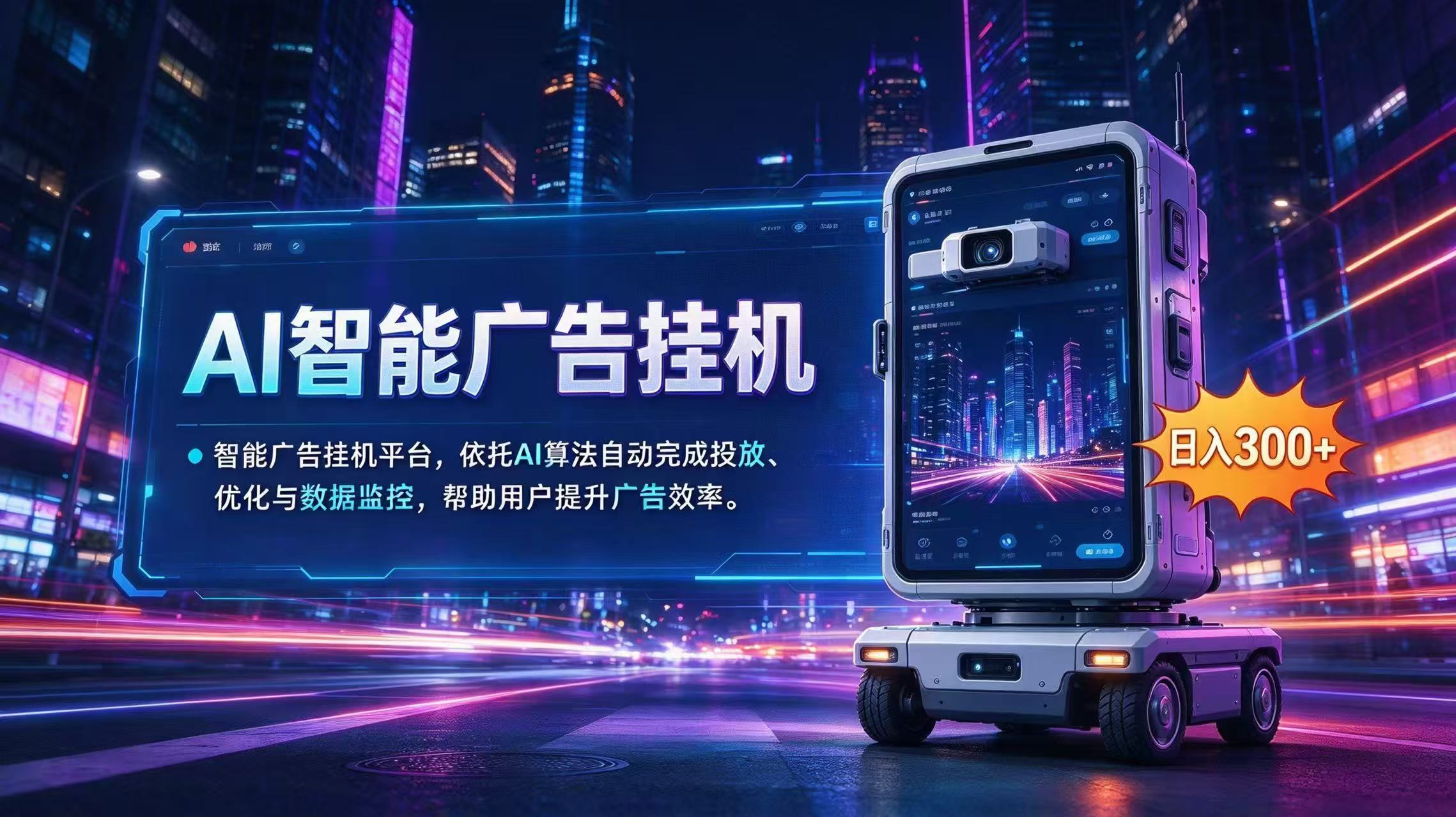 AI 智能广告挂机｜AI 自动运行，轻松托管广告任务-卿云社
