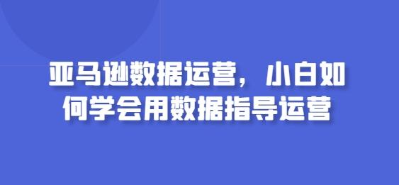 亚马逊数据运营，小白如何学会用数据指导运营-卿云社