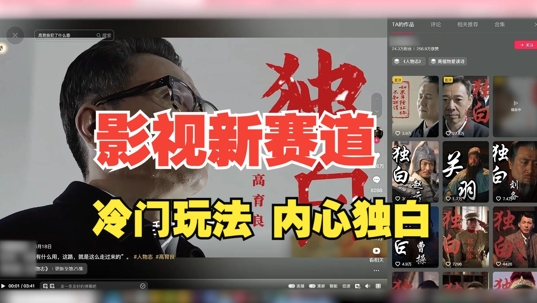 最新影视解说玩法，人物独白，30天涨粉24万+，全流程拆解【揭秘】-卿云社