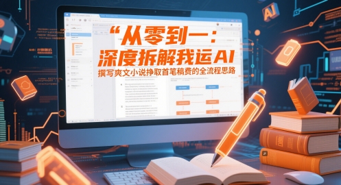 从零到一：深度拆解我运用AI撰写爽文小说挣取首笔稿费的全流程思路-卿云社
