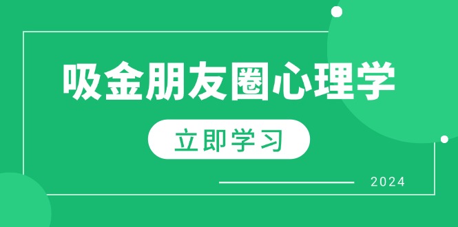 朋友圈吸金心理学：揭秘心理学原理，增加业绩，打造个人IP与行业权威-卿云社