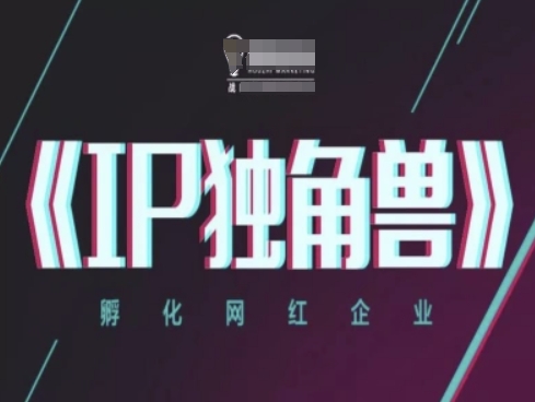 IP独角兽，孵化网红企业，ip教程-卿云社