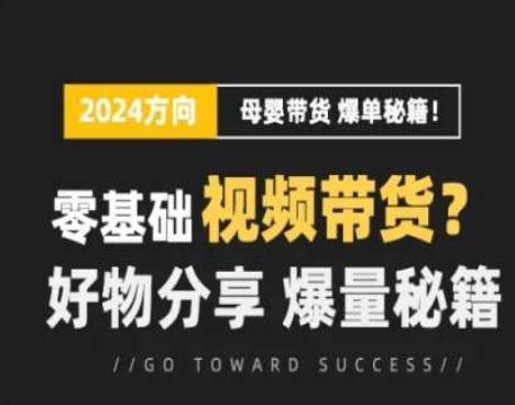 短视频母婴赛道实操流量训练营，零基础视频带货，好物分享，爆量秘籍-卿云社