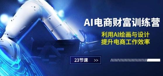 AI电商-财富训练营：利用AI绘画与设计，提升电商工作效率(23节课)-卿云社