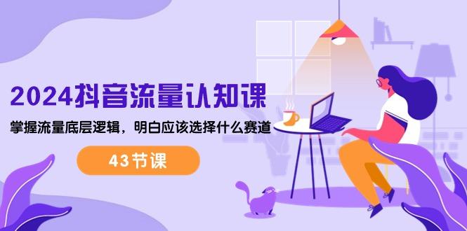 2024抖音流量·认知课：掌握流量底层逻辑，明白应该选择什么赛道 (43节课-卿云社