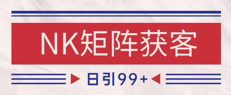 小红书某音NK赛道引流获客 自热矩阵日引200+【揭秘】-卿云社