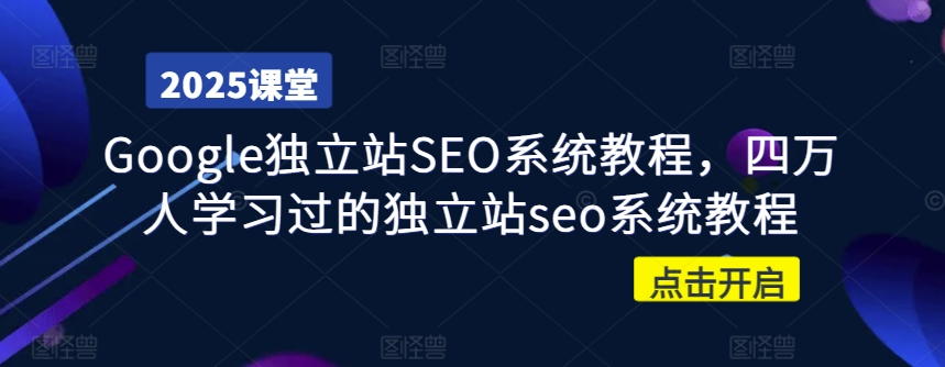 Google独立站SEO系统教程，四万人学习过的独立站seo系统教程-卿云社