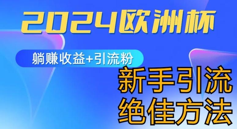 2024欧洲杯风口的玩法及实现收益躺赚+引流粉丝的方法，新手小白绝佳项目【揭秘】-卿云社