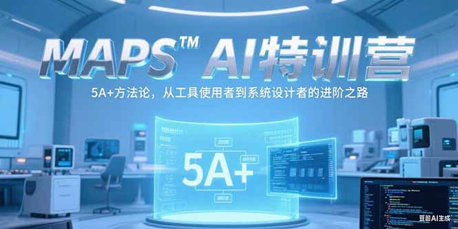 MAPSAI特训营，掌握 5A+方法论，从工具使用者到系统设计者的进阶之路-卿云社