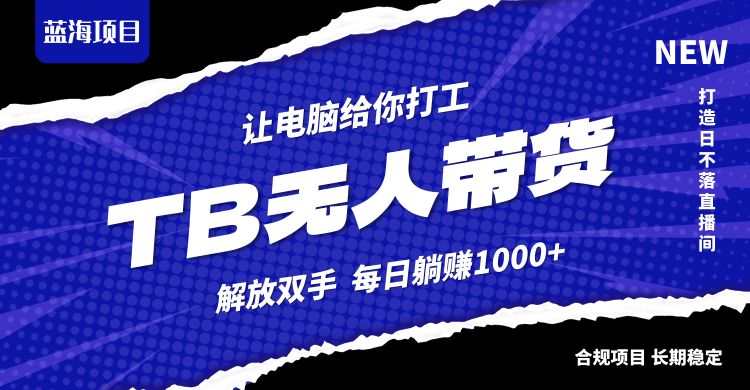 淘宝无人直播最新玩法，不违规不封号，轻松月入3W+-卿云社