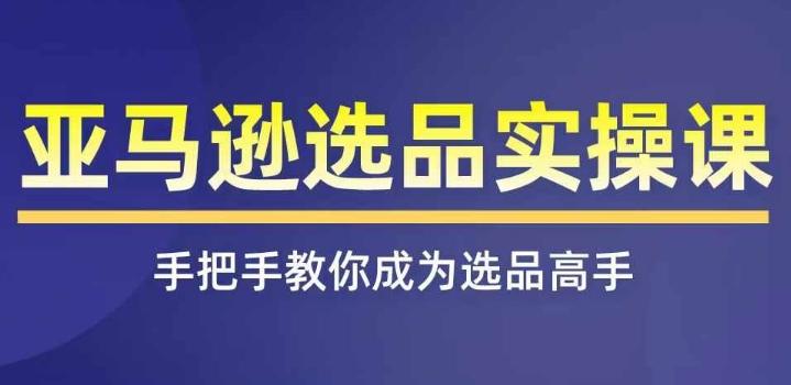 亚马逊选品实操课程，快速掌握亚马逊选品的技巧，覆盖亚马逊选品所有渠道-卿云社