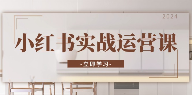 小红书实战运营课：从开通店铺到直播话术，打造爆款笔记与高效直播-卿云社