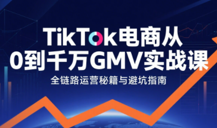 三千老师·TikTok电商从0到千万GMV实战课-卿云社