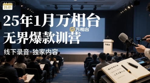 25年1月万相台无界爆款特训营线下录音-卿云社