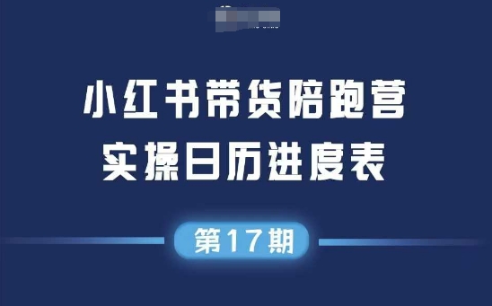 小红书第17期带货陪跑营，不囤货，无不直播，无不投流，通过选品+笔记内容+测品+笔记铺量+矩阵运营打爆款(更新)-卿云社