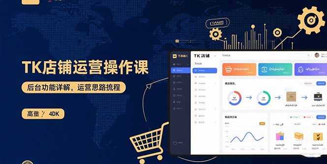 TK店铺运营实操课：后台功能详解，商品上架流程，运营思路拆解-卿云社