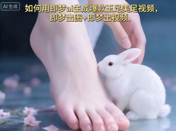 如何用即梦ai生成爆款玉足美足视频，即梦出图+即梦出视频，快速涨粉-卿云社