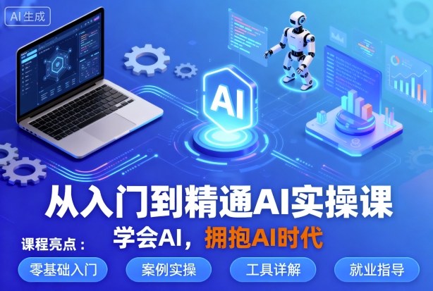从入门到精通AI实操课，学会AI，拥抱AI时代-卿云社