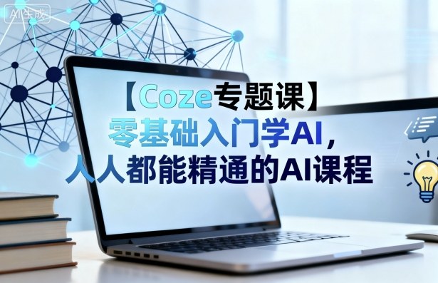 【Coze专题课】零基础入门学AI，人人都能精通的AI课程-卿云社