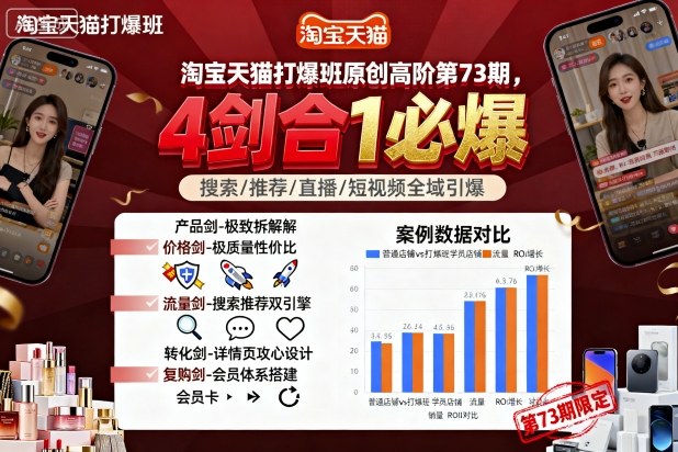 淘宝天猫打爆班原创高阶第73期，4剑合1必爆-卿云社