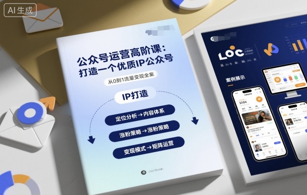 公众号运营高阶课，打造一个优质IP公众号-卿云社