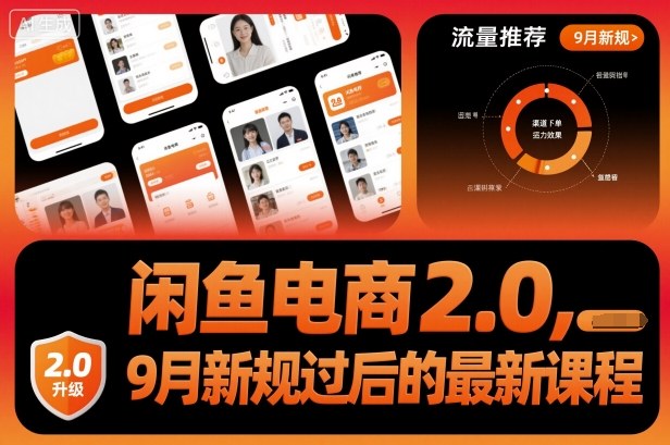 闲鱼电商2.0，9月新规过后的最新课程-卿云社