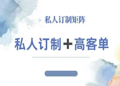 小红书自媒体咨询师IP教程，私人定制+高客单-卿云社